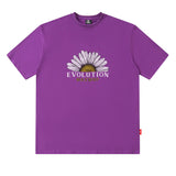 Men T Shirt Vintage Ethnic Print Short Sleeve T-shirt
