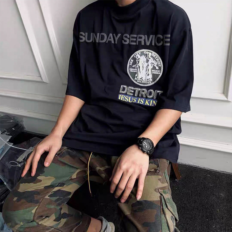 Jesus Is King Detroit Shirt Cpfm Kanye West Turtleneck T-shirt