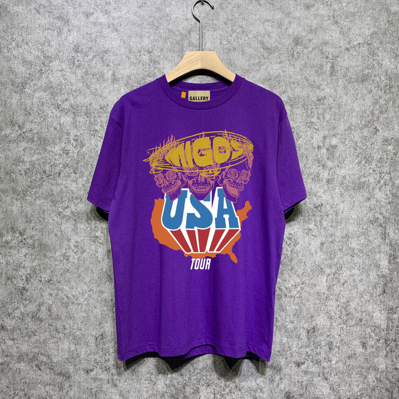 Gallery Dept T Shirts European And American Tee Shirt Short Sleeve T-Shirt Blouse