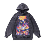 Men Hoodie Cartoon Hooded Sweatshirt Men and Women