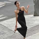 Women Dresses Summer Casual Slim Fit Long Dress Butterfly Flower Dress