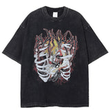 Men's Vintage Washed T-Shirt Men's Top Street