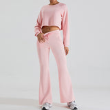 Women Yoga Set Autumn and Winter Sports Sweatshirt and Sweatpants