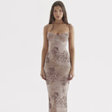 Women Dresses Slim Fit Dress Suspender Dress (Bla0420)