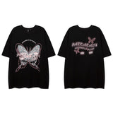Men T Shirt Summer Cross Print Couple Short Sleeve T-shirt
