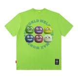 Men T Shirt Summer Cartoon Printed Short Sleeve T-shirt