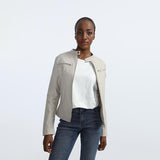 Red Leather Jacket Casual Leather Clothing Coat