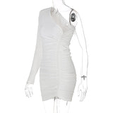 Women Dresses Spring Long Sleeve Slim Fit Dress