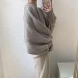 Women Winter Knitted Sweater Casual Style Sweater 8t3081