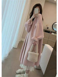 Women Knitted Cardigan Autumn and Winter Loose V-neck Knitted Cardigan Sweater Coat