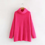 Women Sweater Knitwear Loose Autumn and Winter Turtleneck Sweater Female Casual Sweater