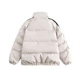 Unisex Winter Cotton Coat Stand-up Collar Cotton-Padded Clothes Printed Cotton-Padded Jacket