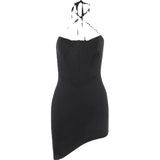 Women Dresses Retro Sexy Sling Dress Skirt