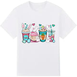 Easter Coffee Bunny Shirt Women Cute Easter Shirt Easter
