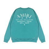 Amiri Long Sleeved Shirt Fashion Brand Crew Sweatshirts round Neck Sweater