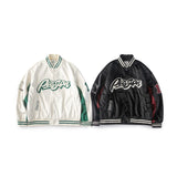 Unisex Jacket Retro Baseball Uniform Jacket Men's and Women's Loose Embroidered Jacket