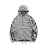 Unisex Jacket Casual Hooded Coat Men and Women Loose Jacket