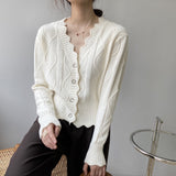 Women Cardigan Sweater Autumn Long Sleeve Cardigan 8t8190