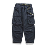 Men Sweatpants Cargo Trousers Men's Loose Wide Leg Track Pants