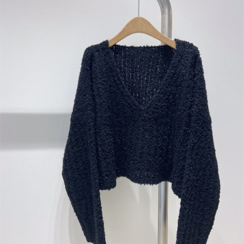 Women Knitwear Autumn and Winter V-neck Knitwear Sweater