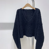 Women Knitwear Autumn and Winter V-neck Knitwear Sweater