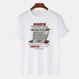 Cute Funny Christian T Shirt God's Grocery Store Women's
