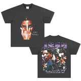 Asap Rocky T-Shirts Vintage ASAP Rocky Summer Short Sleeve T-Shirts Men and Women