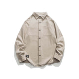 Unisex Shirts Autumn Peak Mark Workwear Shirt