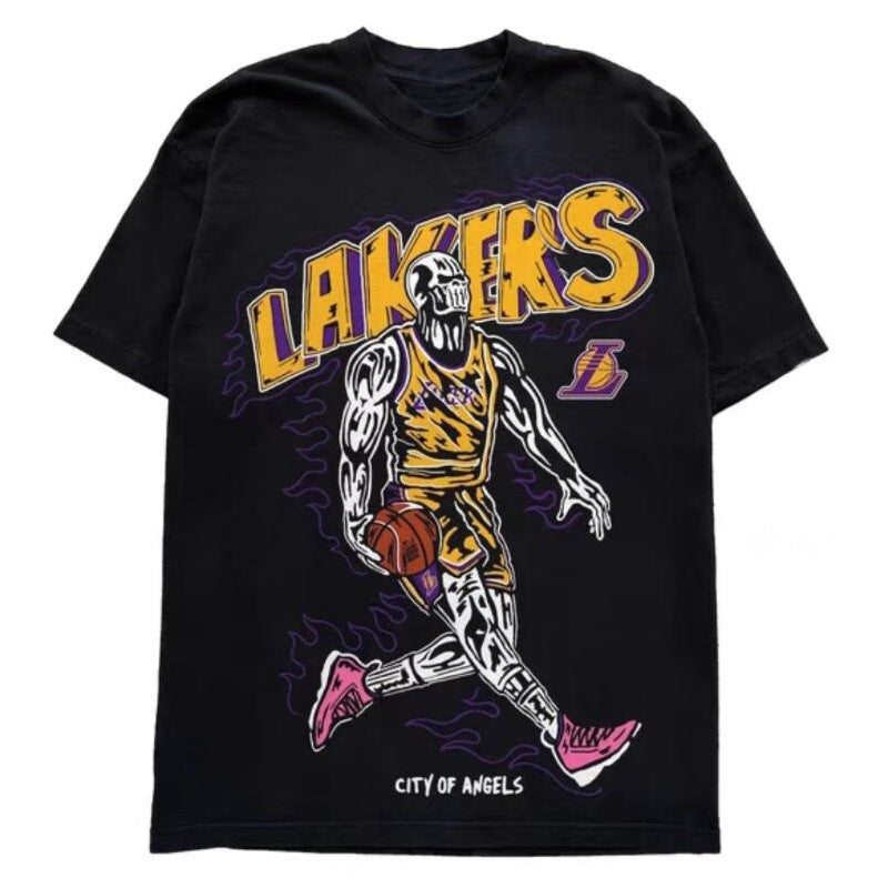 NBA T-Shirts Warren Lotas Joint NBA Short Sleeve Sports Loose