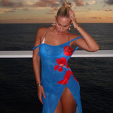 Women Dresses Summer Split Dress Sexy Backless Dress