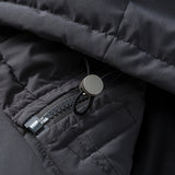 Unisex Winter Cotton Coat Stand-up Collar down Jacket Retro Loose down Jacket
