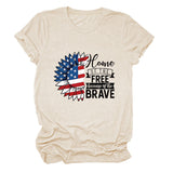 Home of the free Short Sleeve Women's Fashion T-Shirts