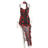 Women Dresses Spring Dress Slim Fit Slit Dress