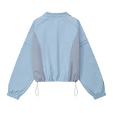 Women Jacket Autumn Leisure Sports Flight Suit Loose Letter Embroidery Coat