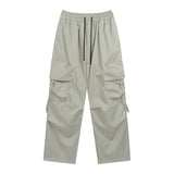 Men Sweatpants Cargo Pants Men Casual Loose Pockets Wide Leg Straight Sports Tactical Pants