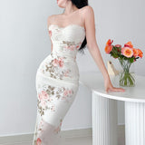 Women Dresses Suspenders Dress Summer Sexy Long Dress