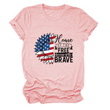 Home of the free Short Sleeve Women's Fashion T-Shirts