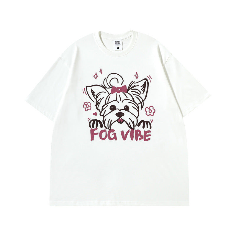 Men T Shirt Summer Cartoon Printed Short Sleeve T-shirt Oversize