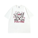 Men T Shirt Summer Cartoon Printed Short Sleeve T-shirt Oversize