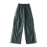 Women Sweatpants Straight Ankle Tied Sports Pants Casual Pants