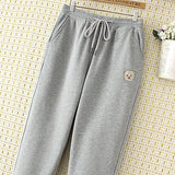 Women Sweatpants Autumn and Winter Leisure Track Sweatpants