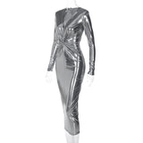Women Dresses Spring Sexy V-neck Long-Sleeve Dress