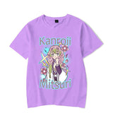 2024New Anime Kanroji Mitsuri Print T-shirt Women Summer