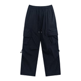 Men Sweatpants Cargo Pants Men Casual Loose Pockets Wide Leg Straight Sports Tactical Pants