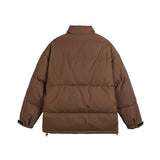 Unisex Winter Cotton Coat White Duck down Jacket