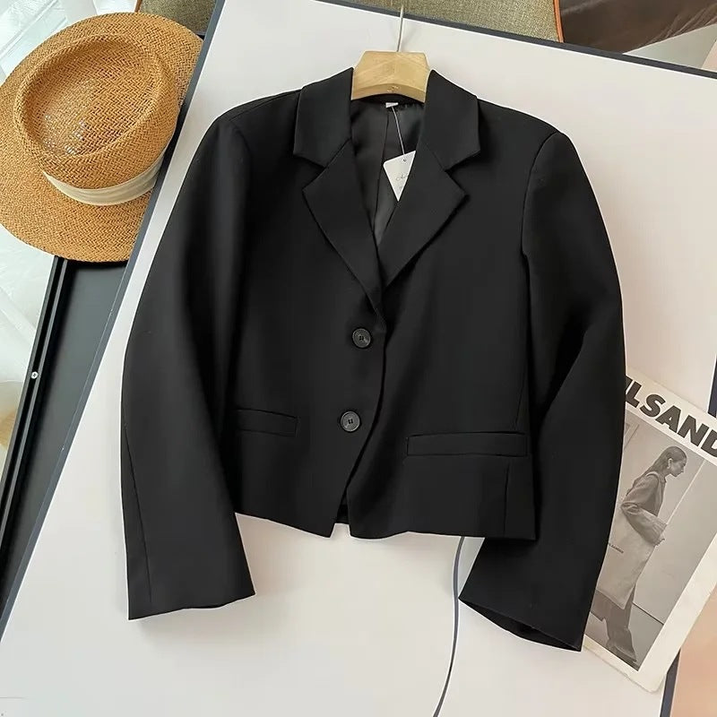 Women Suits Fall Casual Suit Jacket Long Sleeve Cardigan Top