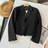 Women Suits Fall Casual Suit Jacket Long Sleeve Cardigan Top