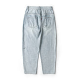 Men Jeans Embroidered Worn Looking Washed-out Jeans