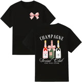 Champagne Social Club Shirt Champagne Social Club Drinking