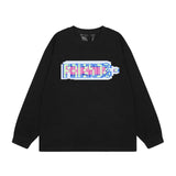Vlone Sweatshirts Autumn and Winter Mosaic Big V Letter Crew Neck